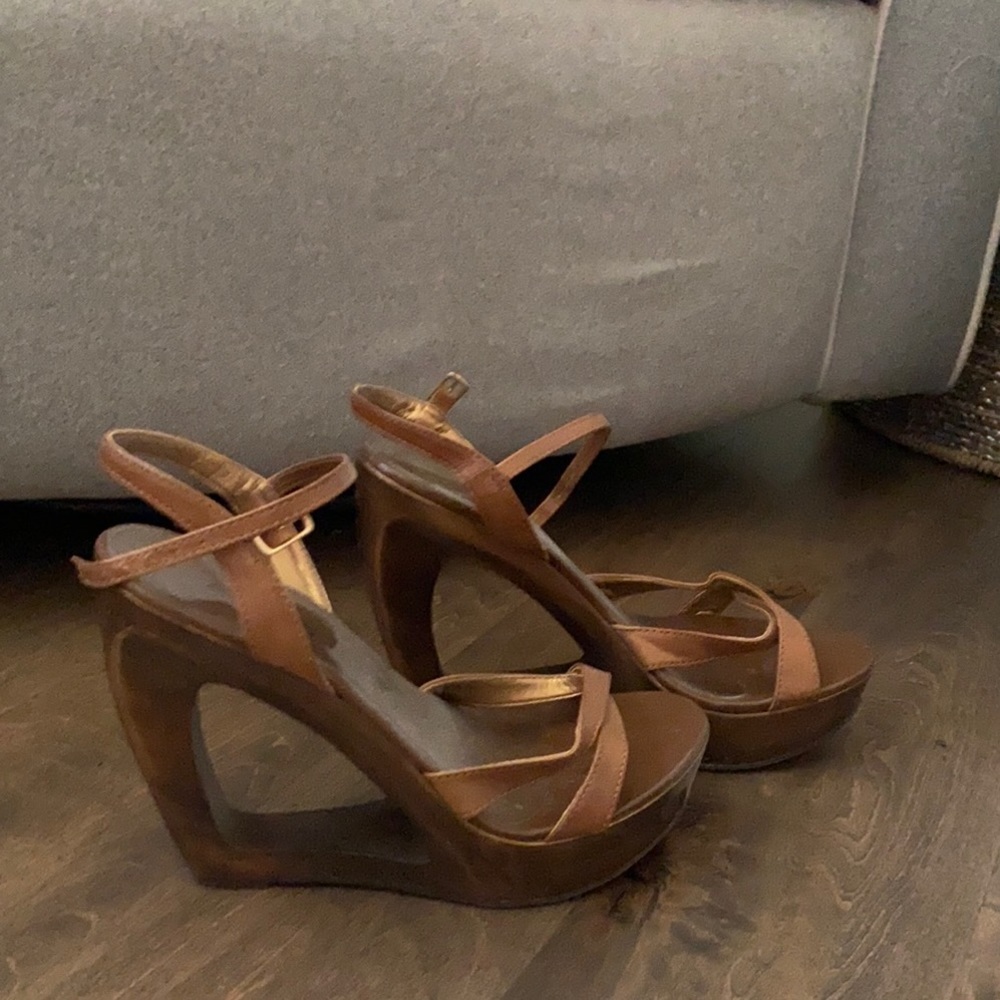 Brown Aldo heels